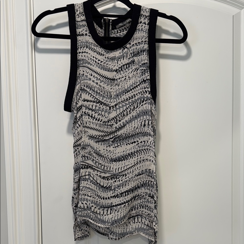 Michael Stars silk sleeveless blouse